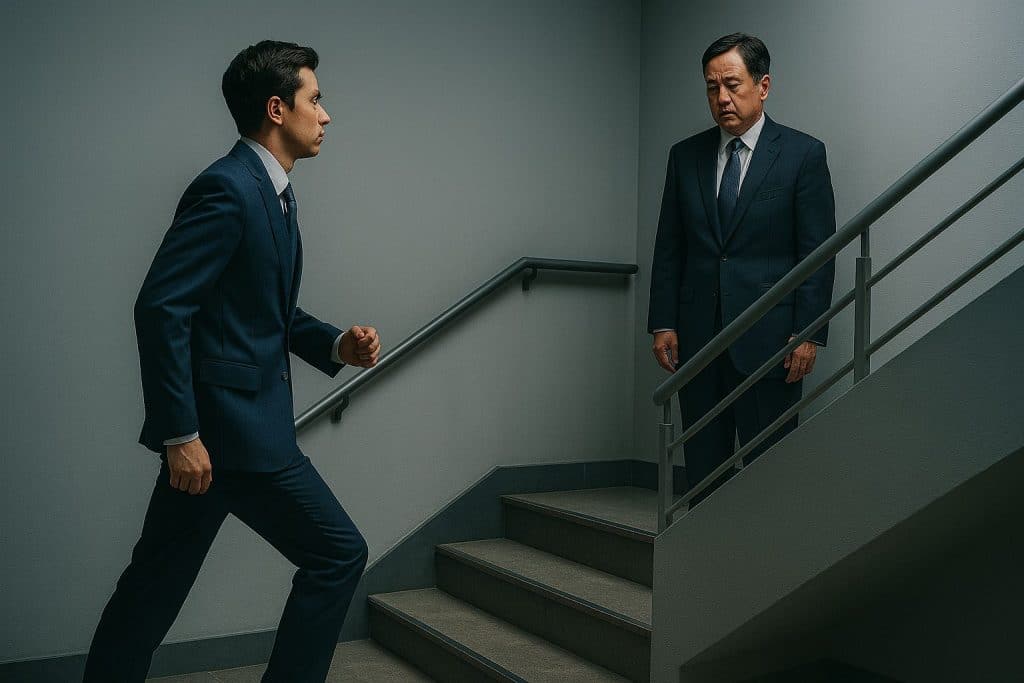 当领导可能因我崛起而感到不安时