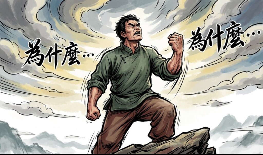 对上帝生气与失望