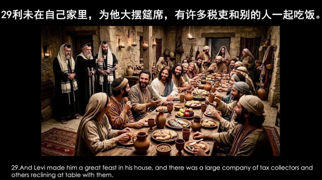接纳罪人召他们一同悔改